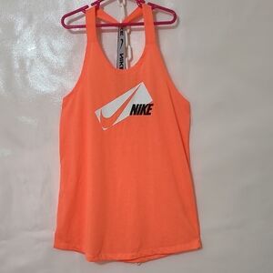 Nike Dri-Fit Vibrant Orange Athletic Runner Racerback Tank -Size XS